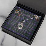 To My Beautiful Soulmate Necklace In Your Eyes I Have Found My Home Clan Guthrie Tartan Rising Phoenix Necklace
