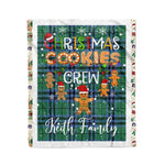 Personalized Gift Tartan Plaid Blanket Clan Keith Ancient With Christmas Cookie Baking Crew Christmas Gift Blanket, Plaid Blanket, Christmas Fleece Blanket, Christmas Blanket, Tartan Blanket, Scottish Blanket, Scotland Blanket, Family Name Blanket, Custom Blanket, Personalized Blanket
