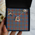 To My Beautiful Soulmate Necklace In Your Eyes I Have Found My Home Clan MacBeth Modern Tartan Forever Love Necklace
