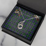 To My Beautiful Soulmate Necklace In Your Eyes I Have Found My Home Clan Blair Tartan Rising Phoenix Necklace