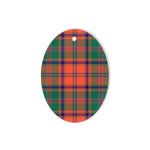 Stewart Of Appin Ancient Tartan Oval Ornaments, Christmas Tree Ornament, Plaid Christmas Ornaments, Ceramic Oval Christmas Tree Decoration, Tartan Oval Ornaments, Christmas Tree Ornament, Plaid Christmas Ornaments, Ceramic Oval Christmas Tree Decoration
