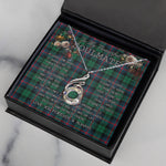 To My Beautiful Soulmate Necklace In Your Eyes I Have Found My Home Clan Urquhart Modern Tartan Rising Phoenix Necklace