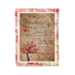 Scotstee Shop - Personalized Gift Letter To Husband To My Husband Missing You The Most And Lover You Forever Fleece Blanket