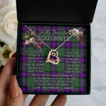To My Beautiful Soulmate Necklace In Your Eyes I Have Found My Home Clan Armstrong Modern Tartan Forever Love Necklace