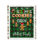 Personalized Gift Tartan Plaid Blanket Clan Halkett With Christmas Cookie Baking Crew Christmas Gift Blanket, Plaid Blanket, Christmas Fleece Blanket, Christmas Blanket, Tartan Blanket, Scottish Blanket, Scotland Blanket, Family Name Blanket, Custom Blanket, Personalized Blanket