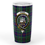 Wood Tartan Tumbler Scottish Wood Plaid Tumbler - Scotstee Shop