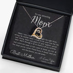 To My Mom Necklace, To My Beautiful Mom Necklace, Mother's Day Gift For Mom From Son, Thank You Mom Forever Love Necklace