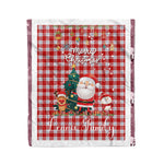 Personalized Gift Tartan Plaid Blanket Clan Lennox Dress With Funny Santa Snowman Reindeer Merry Christmas Fleece Blanket, Home Living Room, Plaid Blanket, Tartan Blanket, Scottish Blanket, Buffalo fleece blanket, Christmas Blanket