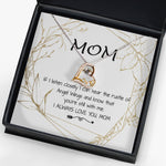 Love Dancing Necklace - Mom Necklace - Love You Always And Forever Mother's Day Gift