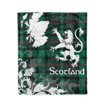 Tartan Plaid Fleece Blanket Tartan Blanket Thistle and Lion Scottish Clan Ross Hunting Modern Plaid Blanket, tartan blanket, plaid blanket, red plaid blanket, buffalo plaid blanket, green plaid blanket, plaid fleece blanket, blue plaid blanket, red tartan blanket, tartan plaid blanket, black and white plaid blanket, christmas plaid blanket, orange plaid blanket, tartan plaid throw blanket, pink plaid blanket, brown plaid blanket, buffalo check blanket