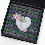 Gift For My Beautiful Girlfriend Necklace Valentine Necklace Clan Logan Ancient Tartan Cross Dancing Necklace Scottish Tartan Jewelry