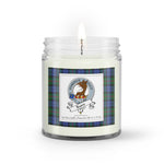 Soy Wax Candle - Buffalo Plaid Candle Clan Badge Baird Modern Tartan Plaid Soy Wax Candle, oil candle, candle handmade, wax candle, soy wax, nature wax, natural soy wax, natural soy candles, natural candle