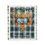 Personalized Gift Tartan Plaid Blanket Clan Gordon Dress Ancient With Christmas Cookie Baking Crew Christmas Gift Blanket, Plaid Blanket, Christmas Fleece Blanket, Christmas Blanket, Tartan Blanket, Scottish Blanket, Scotland Blanket, Family Name Blanket, Custom Blanket, Personalized Blanket