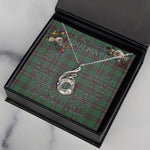 To My Beautiful Soulmate Necklace In Your Eyes I Have Found My Home Clan MacKinnon Hunting Ancient Tartan Rising Phoenix Necklace