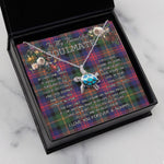 Sea Turtle Necklace To My Beautiful Soulmate Necklace In Your Eyes I Have Found My Home Clan MacLennan Tartan Blue Turtle Necklace