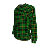 Scotstee Shop Tartan Plaid Sweatshirt, plaid sweatshirt, christmas sweatshirt, christmas sweatshirt womens, mens christmas sweatshirt, buffalo plaid sweatshirt,Clan Wallace Hunting - Green Sweatshirt