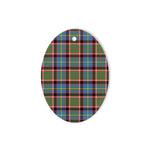 Glass Tartan Oval Ornaments, Christmas Tree Ornament, Plaid Christmas Ornaments, Ceramic Oval Christmas Tree Decoration, Tartan Oval Ornaments, Christmas Tree Ornament, Plaid Christmas Ornaments, Ceramic Oval Christmas Tree Decoration