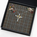 To My Beautiful Soulmate Necklace In Your Eyes I Have Found My Home Clan Outlander Fraser Tartan Cross Dancing Necklace