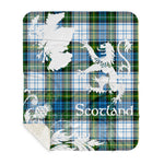 Sherpa Blanket - Tartan Blanket Thistle and Lion Scottish Clan Campbell Dress Plaid Blanket, plaid sherpa blanket queen,purple sherpa blanket,queen sherpa blanket,queen size sherpa blanket,red sherpa blanket,scottish tartan blankets,sherpa blanket,sherpa christmas blanket