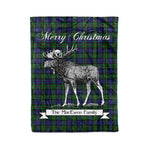 Tartan Blanket With Moose Clan MacEwen Hunting Plaid Blanket Tartan Plaid Fleece Blanket, Christmas Blanket, tartan blanket, plaid blanket, red plaid blanket, buffalo plaid blanket, green plaid blanket, plaid fleece blanket, blue plaid blanket, red tartan blanket, tartan plaid blanket, black and white plaid blanket, christmas plaid blanket, orange plaid blanket, tartan plaid throw blanket, pink plaid blanket, brown plaid blanket, buffalo check blanket