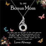To My Bonus Mom Necklace Love Always Greatest Mother's Day Gift Necklace, Mother's Day Phoenix Rising Necklace
