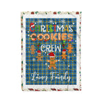 Personalized Gift Tartan Plaid Blanket Clan Laing Hunting With Christmas Cookie Baking Crew Christmas Gift Blanket, Plaid Blanket, Christmas Fleece Blanket, Christmas Blanket, Tartan Blanket, Scottish Blanket, Scotland Blanket, Family Name Blanket, Custom Blanket, Personalized Blanket