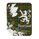 Sherpa Blanket - Tartan Blanket Thistle and Lion Scottish Clan Walkinshaw Plaid Blanket, plaid sherpa blanket queen,purple sherpa blanket,queen sherpa blanket,queen size sherpa blanket,red sherpa blanket,scottish tartan blankets,sherpa blanket,sherpa christmas blanket