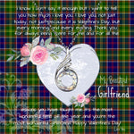 Rising Phoenix Necklace - Valentine Necklace Clan Ayrshire Tartan Gift for Girlfriend, Gift for My Wife Rising Phoenix Necklace