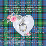 Rising Phoenix Necklace - Valentine Necklace Clan Bowie Tartan Gift for Girlfriend, Gift for My Wife Rising Phoenix Necklace