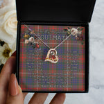 To My Beautiful Soulmate Necklace In Your Eyes I Have Found My Home Clan Fraser Hunting Modern Tartan Forever Love Necklace