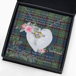 Gift For My Beautiful Girlfriend Necklace Valentine Necklace Clan Nicolson Hunting Ancient Tartan Cross Dancing Necklace Scottish Tartan Jewelry