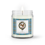 Soy Wax Candle - Buffalo Plaid Candle Clan Crest Badge Agnew Ancient Tartan Plaid Soy Wax Candle, oil candle, candle handmade, wax candle, soy wax, nature wax, natural soy wax, natural soy candles, natural candle
