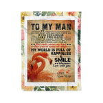 Scotstee Shop - Personalized Gift Husband To My Awesome Husband Gift Fleece Blanket