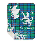 Sherpa Blanket - Tartan Blanket Thistle and Lion Scottish Clan Flower Of Scotland Plaid Blanket, plaid sherpa blanket queen,purple sherpa blanket,queen sherpa blanket,queen size sherpa blanket,red sherpa blanket,scottish tartan blankets,sherpa blanket,sherpa christmas blanket