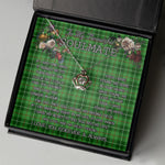 To My Beautiful Soulmate Necklace In Your Eyes I Have Found My Home Clan Blane Tartan Crown Pendant Necklace