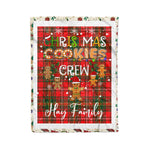 Personalized Gift Tartan Plaid Blanket Clan Hay Modern With Christmas Cookie Baking Crew Christmas Gift Blanket, Plaid Blanket, Christmas Fleece Blanket, Christmas Blanket, Tartan Blanket, Scottish Blanket, Scotland Blanket, Family Name Blanket, Custom Blanket, Personalized Blanket