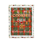 Personalized Gift Tartan Plaid Blanket Clan MacGregor Ancient With Christmas Cookie Baking Crew Christmas Gift Blanket, Plaid Blanket, Christmas Fleece Blanket, Christmas Blanket, Tartan Blanket, Scottish Blanket, Scotland Blanket, Family Name Blanket, Custom Blanket, Personalized Blanket