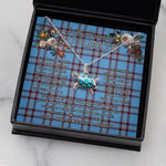 Sea Turtle Necklace To My Beautiful Soulmate Necklace In Your Eyes I Have Found My Home Clan Elliot Ancient Tartan Blue Turtle Necklace