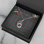 To My Beautiful Soulmate Necklace In Your Eyes I Have Found My Home Clan Logan Tartan Rising Phoenix Necklace