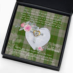 Gift For My Beautiful Girlfriend Necklace Valentine Necklace Clan Cunningham Dress Green Tartan Cross Dancing Necklace Scottish Tartan Jewelry