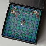 To My Beautiful Soulmate Necklace In Your Eyes I Have Found My Home Clan Flower Of Scotland Tartan Crown Pendant Necklace