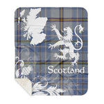 Sherpa Blanket - Tartan Blanket Thistle and Lion Scottish Clan Tweedie Plaid Blanket, plaid sherpa blanket queen,purple sherpa blanket,queen sherpa blanket,queen size sherpa blanket,red sherpa blanket,scottish tartan blankets,sherpa blanket,sherpa christmas blanket