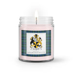 Soy Wax Candle - Buffalo Plaid Candle Campbell Ancient Family Crest Tartan Plaid Soy Wax Candle, oil candle, candle handmade, wax candle, soy wax, nature wax, natural soy wax, natural soy candles, natural candle