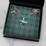 Sea Turtle Necklace To My Beautiful Soulmate Necklace In Your Eyes I Have Found My Home Clan MacNeill Of Colonsay Tartan Blue Turtle Necklace