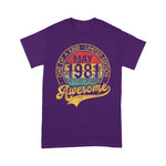 Vintage May 1981 40 Years Born In 1981 40th Birthday Gift Birthday Shirt Funny 40th Birthday T Shirts - Scotstee Shop