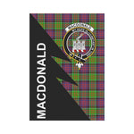 Scotstee Shop MacDonald (Clan Ranald) Tartan Garden Flag - Flash Style