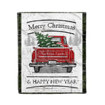 Tartan Blanket Vintage Red Truck with Christmas Tree Family Scottish Clan MacLean Hunting plaid blanket, red plaid blanket, buffalo plaid blanket, green plaid blanket, plaid fleece blanket, blue plaid blanket, red tartan blanket, tartan plaid blanket, black and white plaid blanket, , christmas plaid blanket, orange plaid blanket, tartan plaid throw blanket, pink plaid blanket, brown plaid blanket, buffalo check blanket