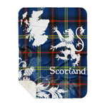Sherpa Blanket - Tartan Blanket Thistle and Lion Scottish Clan Grewar Plaid Blanket, plaid sherpa blanket queen,purple sherpa blanket,queen sherpa blanket,queen size sherpa blanket,red sherpa blanket,scottish tartan blankets,sherpa blanket,sherpa christmas blanket