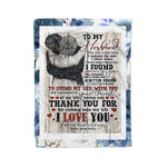 Scotstee Shop - Personalized Gift Letter To My Husband Funny Quotes Present Love Gifts Fleece Blanket