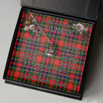 To My Beautiful Soulmate Necklace In Your Eyes I Have Found My Home Clan Christie Tartan Crown Pendant Necklace